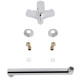 Змішувач для ванни Brinex 35C 005, Chrome (k35) BRIN35C005