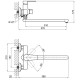 Змішувач для ванни Brinex 35C 005, Chrome (k35) BRIN35C005