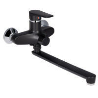 Змішувач для ванни Brinex 35B 005, Chrome/Black (k35) BRIN35B005