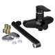 Смеситель для ванны Brinex 35B 005, Chrome/Black (k35) BRIN35B005