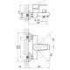 Змішувач для ванни Brinex 35C 006N, Chrome (k35) BRIN35C006N