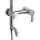 Душевая система универсальная Brinex Pure 1030, Nickel (k35) BRIPUR1030NKL