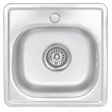 Кухонная мойка Brinex 3838 0,6 мм, врезная BRIN3835SAT06