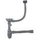 Кухонная мойка Brinex 3838 0,6 мм, врезная BRIN3835SAT06