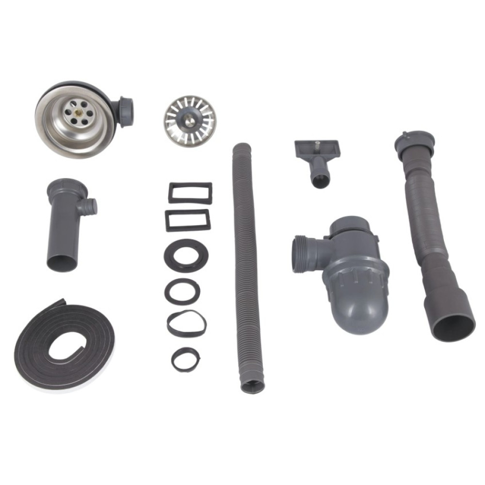Кухонная мойка Brinex 3838 0,6 мм, врезная BRIN3835SAT06