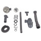 Кухонная мойка Brinex 3838 0,6 мм, врезная BRIN3835SAT06
