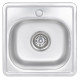 Кухонная мойка Brinex 3838 0,6 мм, врезная BRIN3835SAT06