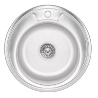 Кухонная мойка Brinex 490-A 0.6 мм, врезная BRIN490SAT06