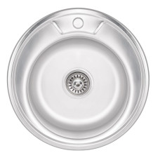 Кухонная мойка Brinex 490-A 0.6 мм, врезная BRIN490SAT06