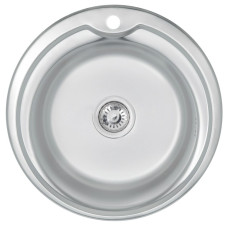 Кухонная мойка Brinex 510-D 0.8 мм, врезная BRIN510SAT08