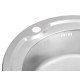 Кухонна мийка Brinex 510-D 0.8 мм, врізна BRIN510SAT08