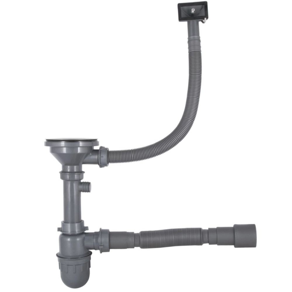 Кухонна мийка Brinex 510-D 0.8 мм, врізна BRIN510SAT08