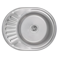 Кухонна мийка Brinex 5745 0,8 мм, врізна BRIN5745SAT08