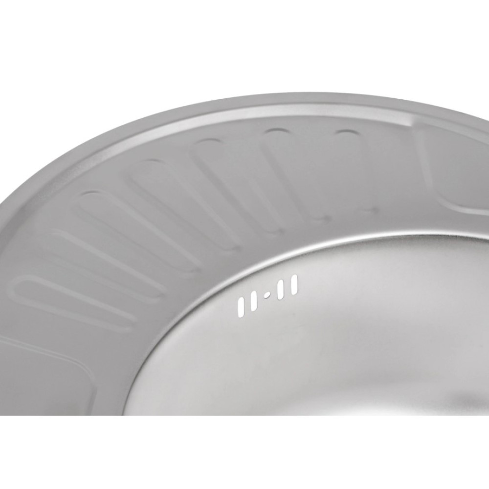 Кухонна мийка Brinex 5745 0,8 мм, врізна BRIN5745SAT08