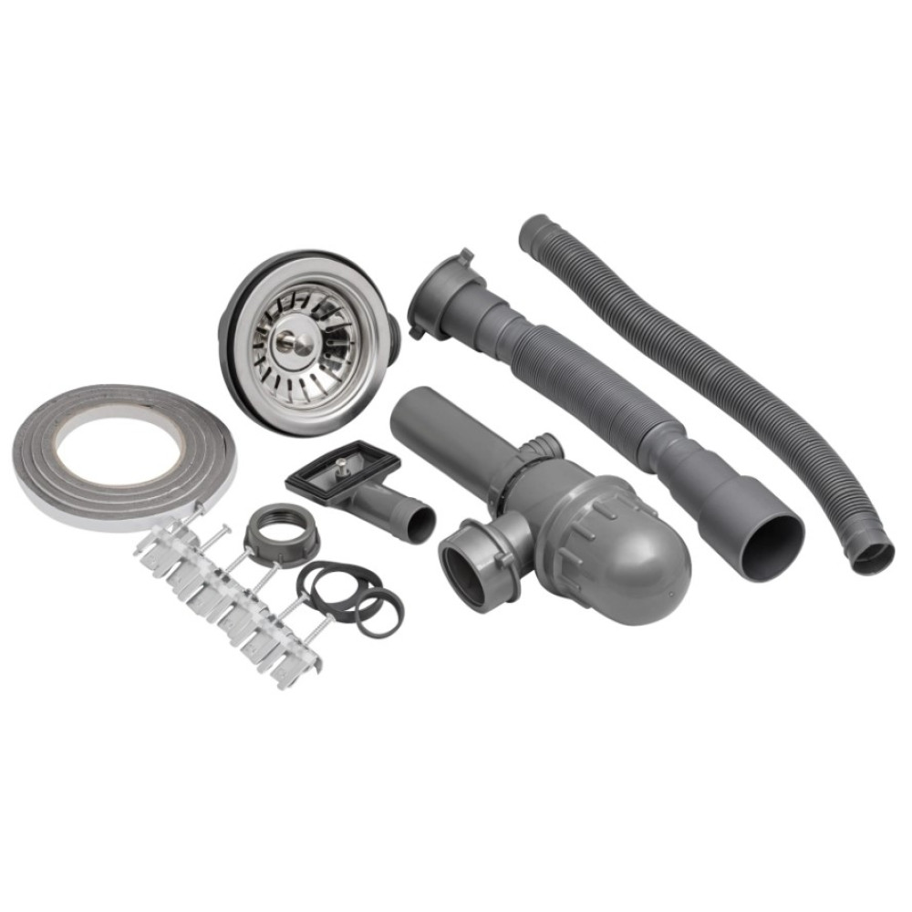 Кухонна мийка Brinex 5745 0,8 мм, врізна BRIN5745SAT08