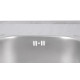 Кухонна мийка Brinex 6642 0,8 мм, врізна BRIN6642SAT08