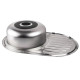 Кухонная мойка Brinex 7750 0,8 мм, врезная BRIN7750MDEC08