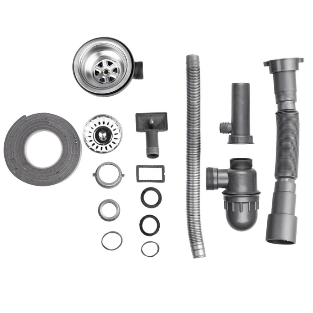 Кухонная мойка Brinex 7750 0,8 мм, врезная BRIN7750MDEC08