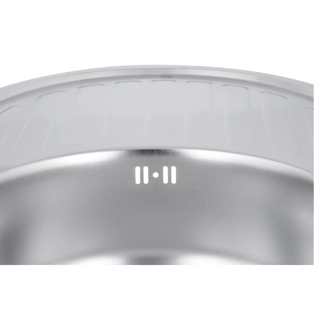 Кухонна мийка Brinex 7750 0,8 мм, врізна BRIN7750SAT08