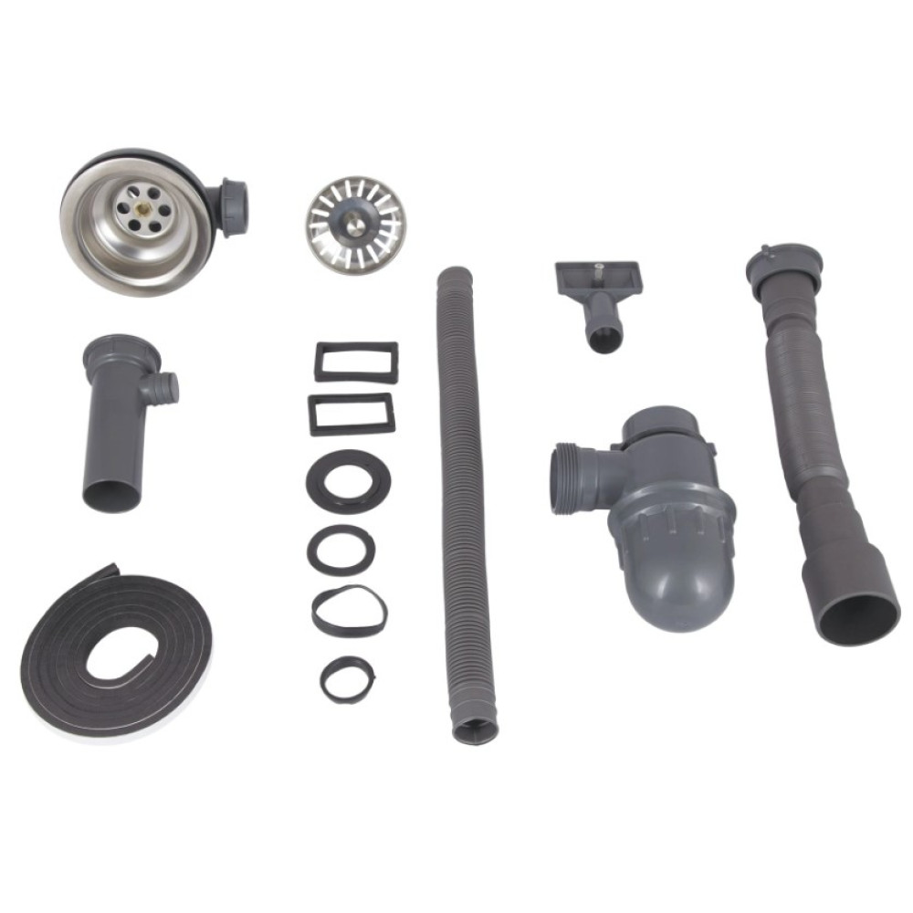 Кухонна мийка Brinex 7750 0,8 мм, врізна BRIN7750SAT08