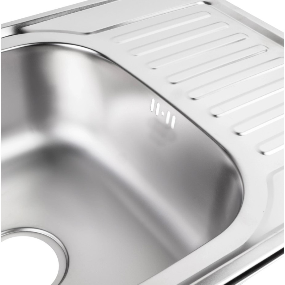 Кухонная мойка Brinex 7848 0,8 мм, врезная BRIN7848MDEC08