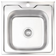 Кухонная мойка Brinex 5050 0.6 мм, накладная BRIN5050SAT06