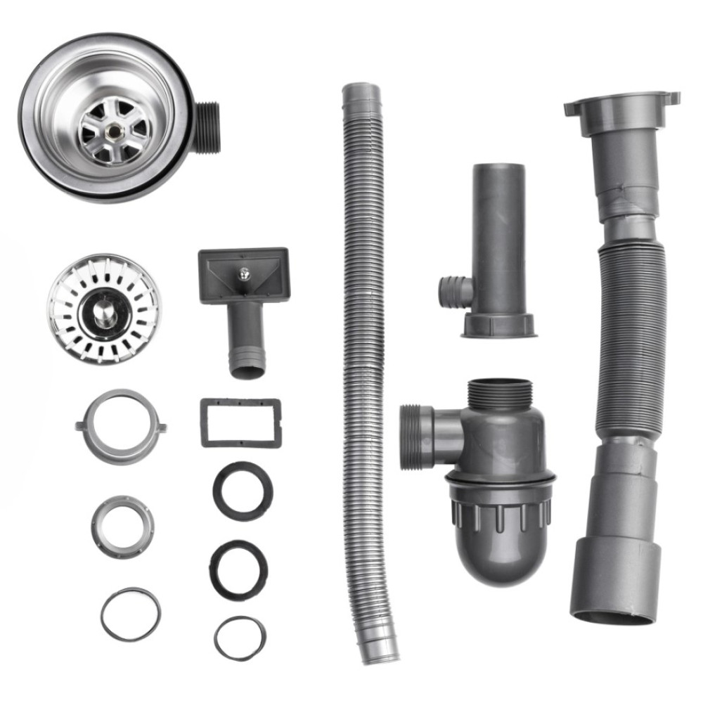 Кухонная мойка Brinex 5050 0.6 мм, накладная BRIN5050SAT06