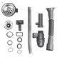 Кухонная мойка Brinex 5050 0.6 мм, накладная BRIN5050SAT06