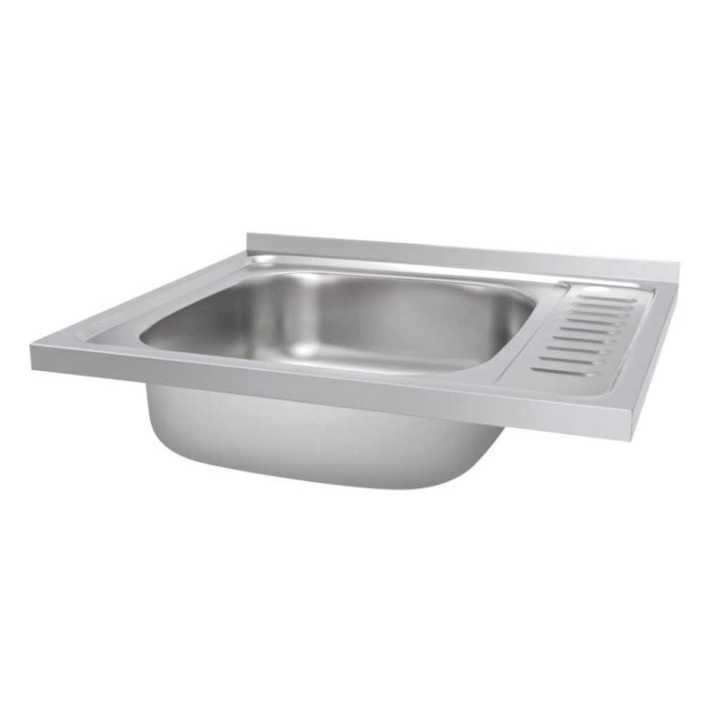 Кухонна мийка Brinex 6050-L 0.6 мм, накладна BRIN6050LSAT06