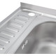 Кухонна мийка Brinex 6050-R 0.6 мм, накладна BRIN6050RSAT06