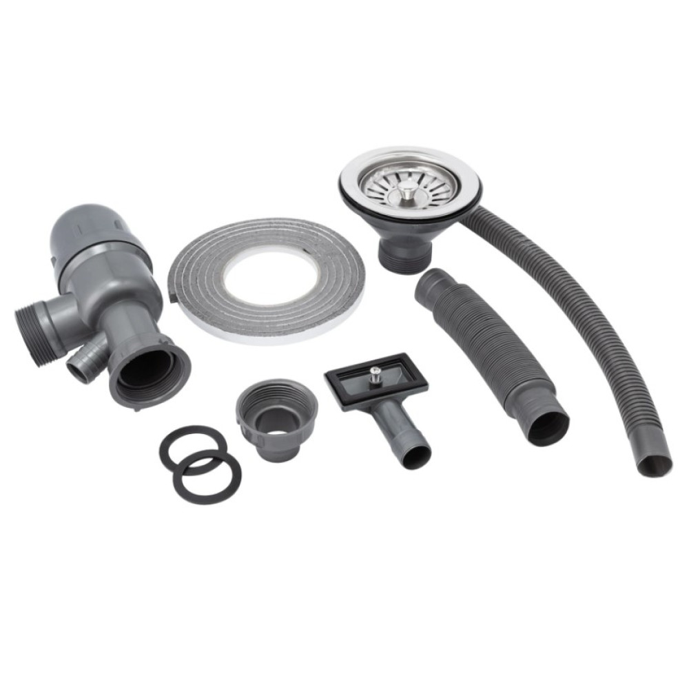 Кухонна мийка Brinex 6050-R 0.6 мм, накладна BRIN6050RSAT06