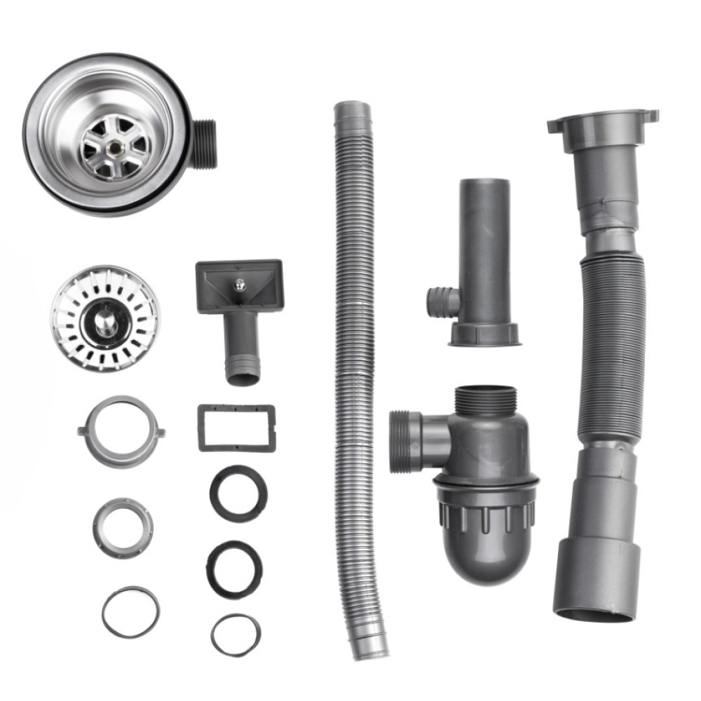 Кухонна мийка Brinex 6060-L 0.6 мм, накладна BRIN6060LSAT06