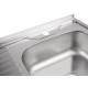 Кухонная мойка Brinex 6060-R 0.6 мм, накладная BRIN6060RSAT06