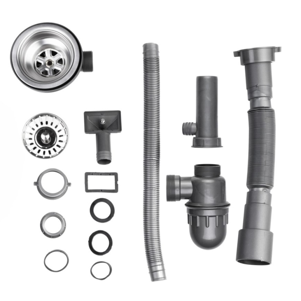 Кухонная мойка Brinex 6060-R 0.6 мм, накладная BRIN6060RSAT06