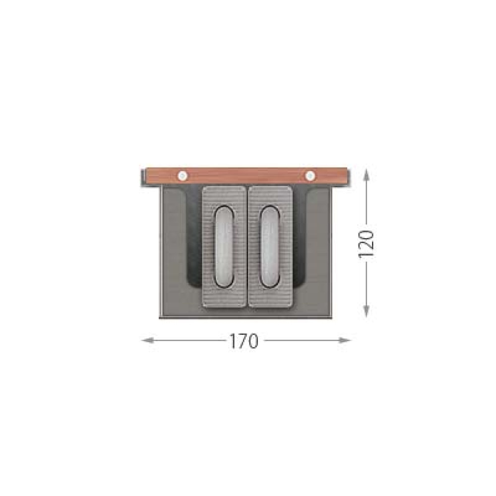 Внутрипольный конвектор естественной конвекции CONVECTOR CE.170.2000.120