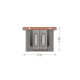 Внутрипольный конвектор естественной конвекции CONVECTOR CE.170.2000.120