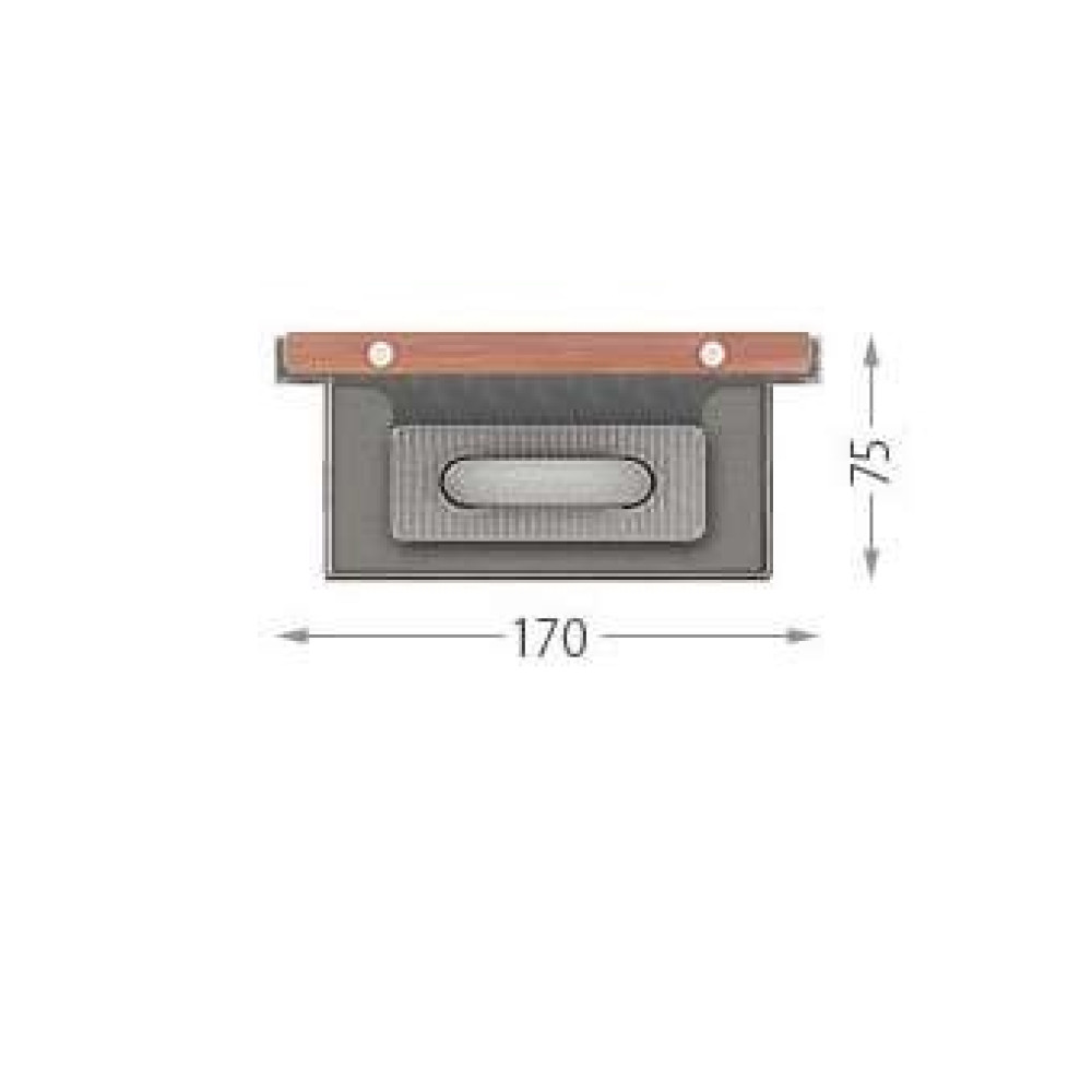 Внутрипольный конвектор естественной конвекции CONVECTOR CE.170.2000.75mini