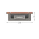 Внутрипольный конвектор естественной конвекции CONVECTOR CE.230.1000.75mini