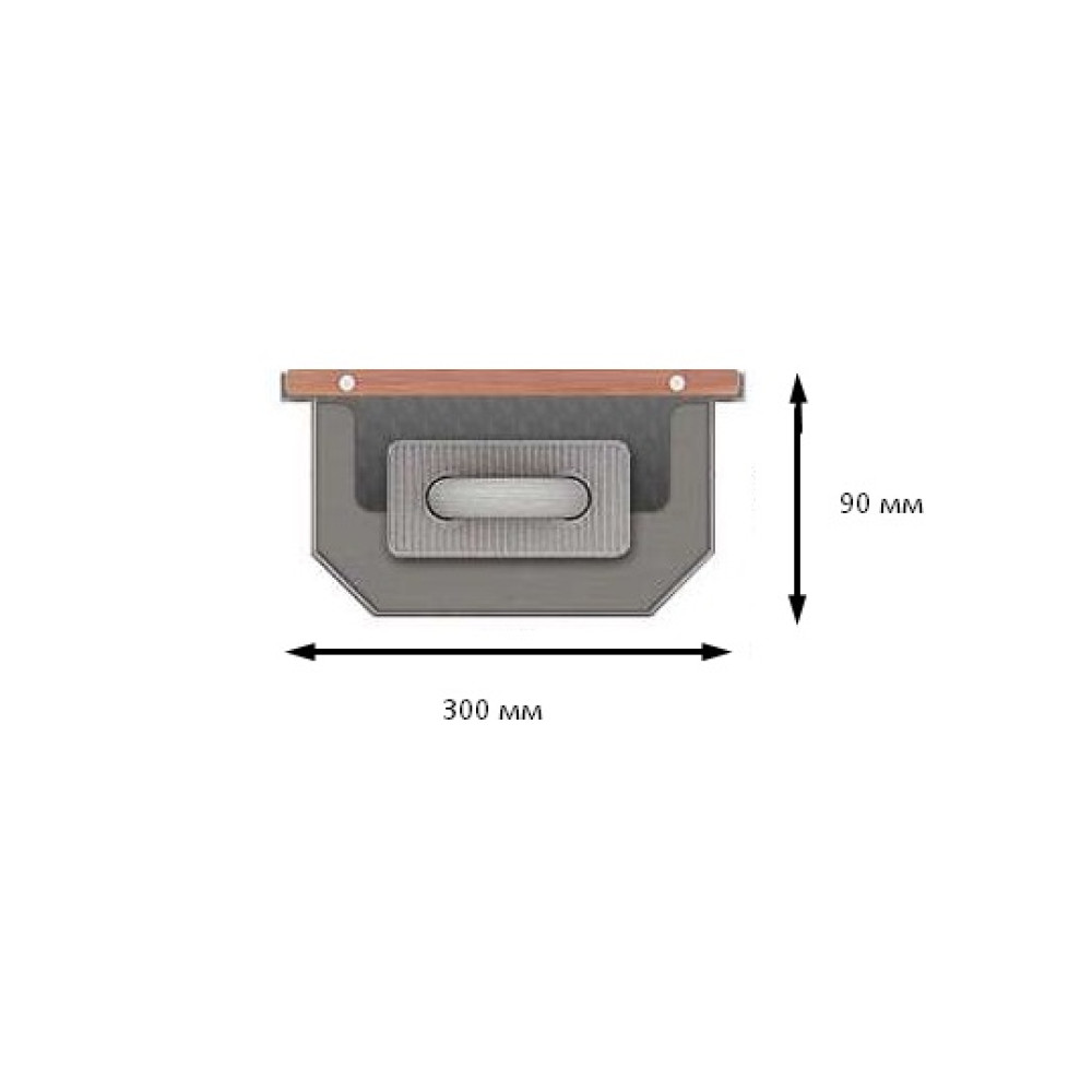 Внутрипольный конвектор естественной конвекции CONVECTOR CE.300.2250.90