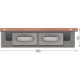 Внутрипольный конвектор естественной конвекции CONVECTOR CE.380.1250.90