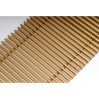 Решетка дюралюминиевая CONVECTOR золото 230х2000