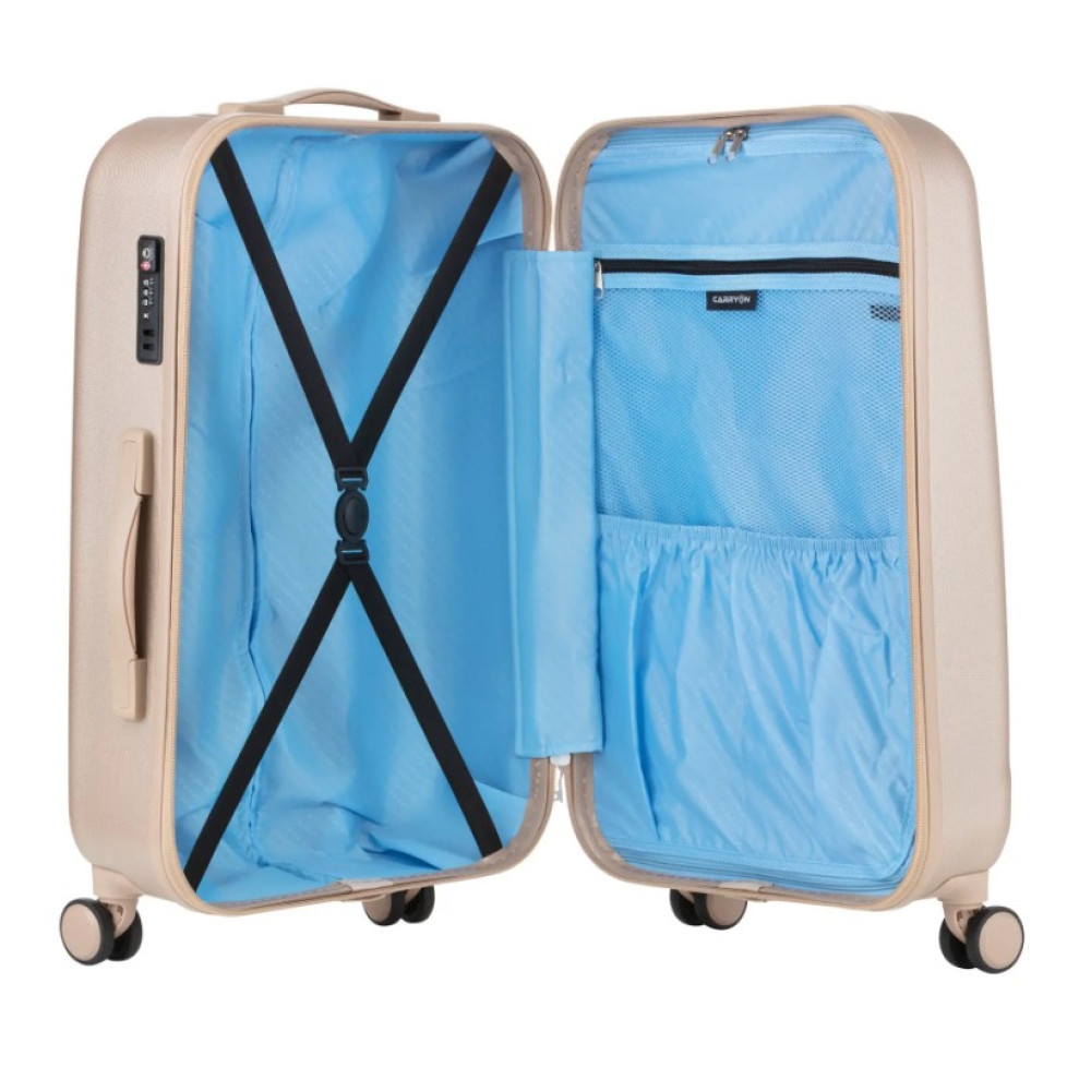 Валіза CarryOn Skyhopper (M) Champagne (502145) (927153)