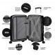 Чемодан CarryOn Porter (S) Black (502443)