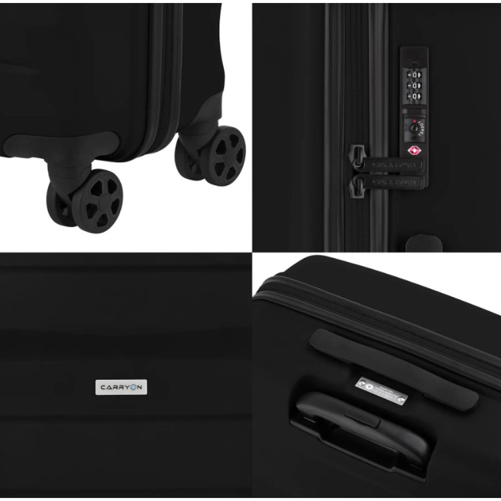 Чемодан CarryOn Porter (S) Black (502443)