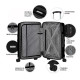Чемодан CarryOn Porter (L) Black (502445)