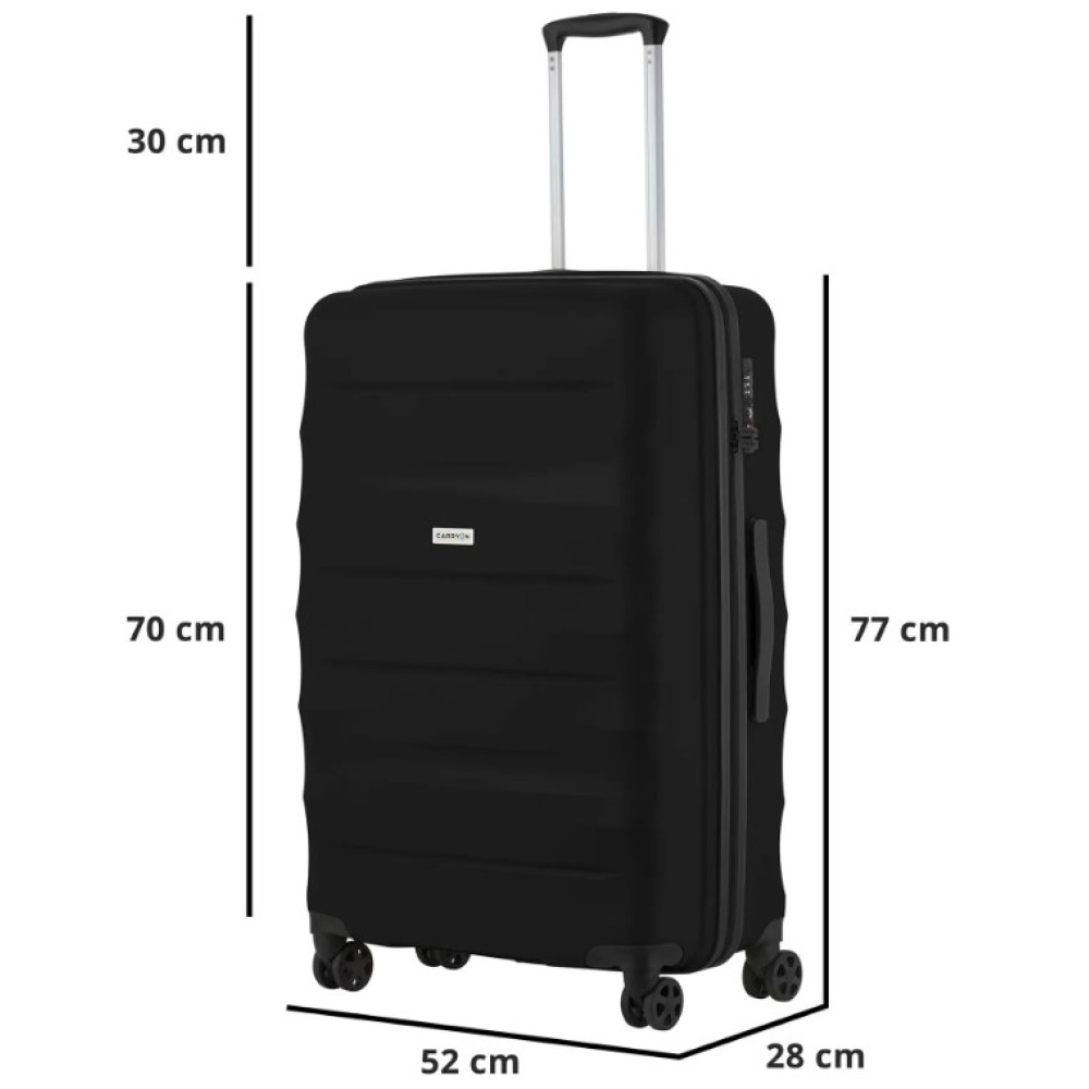 Чемодан CarryOn Porter (L) Black (502445)