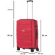Валіза CarryOn Porter (M) Red (502448)