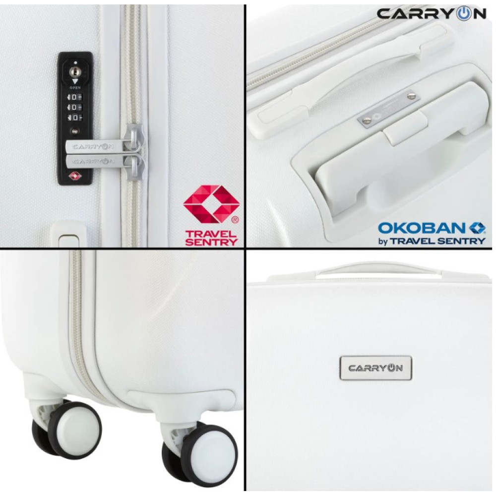 Чемодан CarryOn Skyhopper (S) White (502422)
