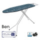 Дошка для прасування Casa Si Ben 110x30 Silver with White/Blue Plants (CS98090G323)