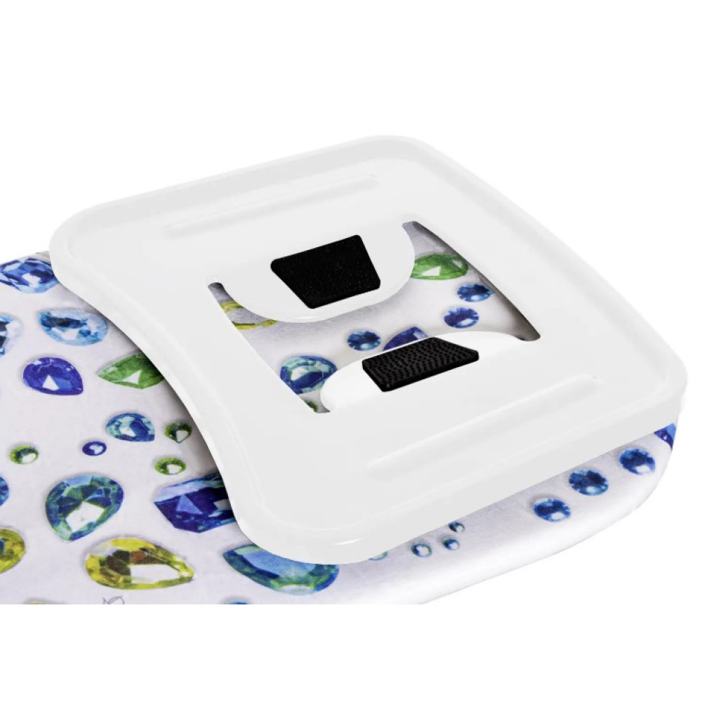 Гладильная доска Casa Si Lady 122x38 White/Blue Crystals (CS93574R267)